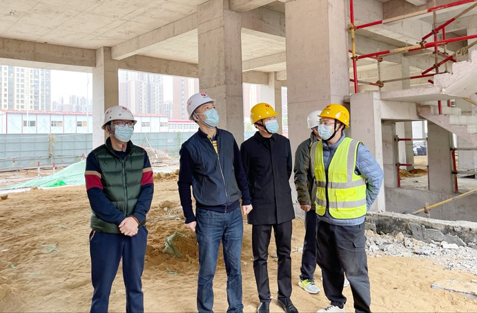 市政公用集團(tuán)黨委委員、副總經(jīng)理葛威敏到泉邦產(chǎn)業(yè)園項(xiàng)目檢查安全生產(chǎn)工