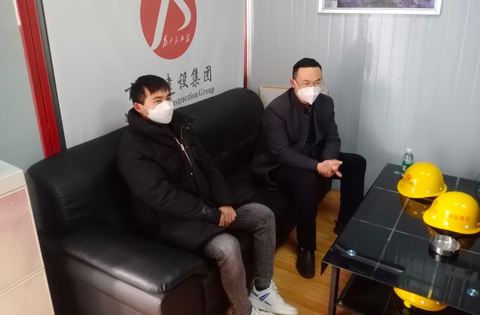 付海華深入秦坊安置房項目檢查慰問 付海華深入秦坊安置房項目檢查慰問