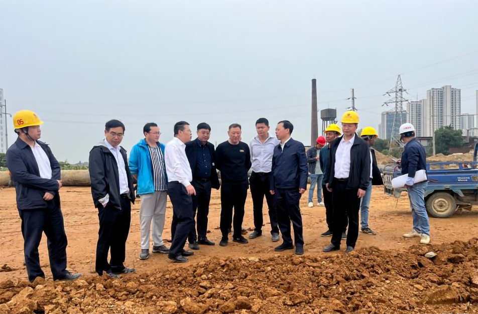 萬義輝到秦坊安置房、杭州路項目調研